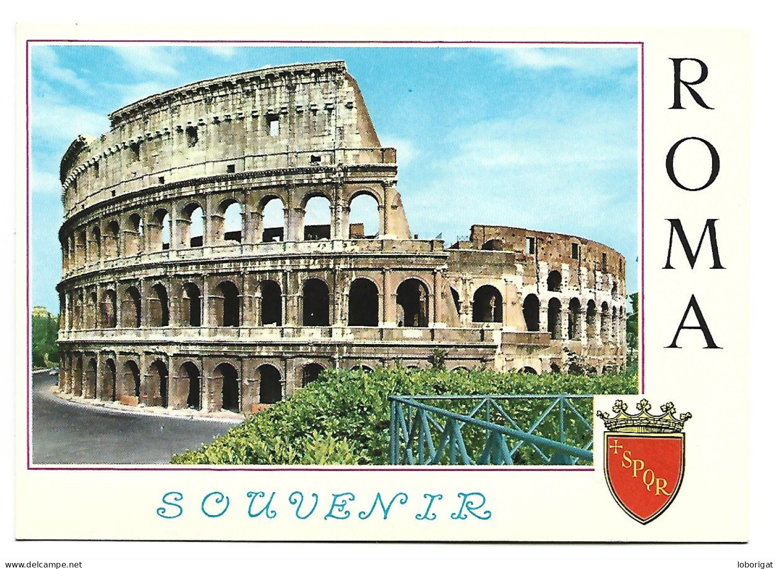 SOUVENIR.- IL COLOSSEO / THE COLOSEUM.- ROMA.-  ( ITALIA ) - Colosseum