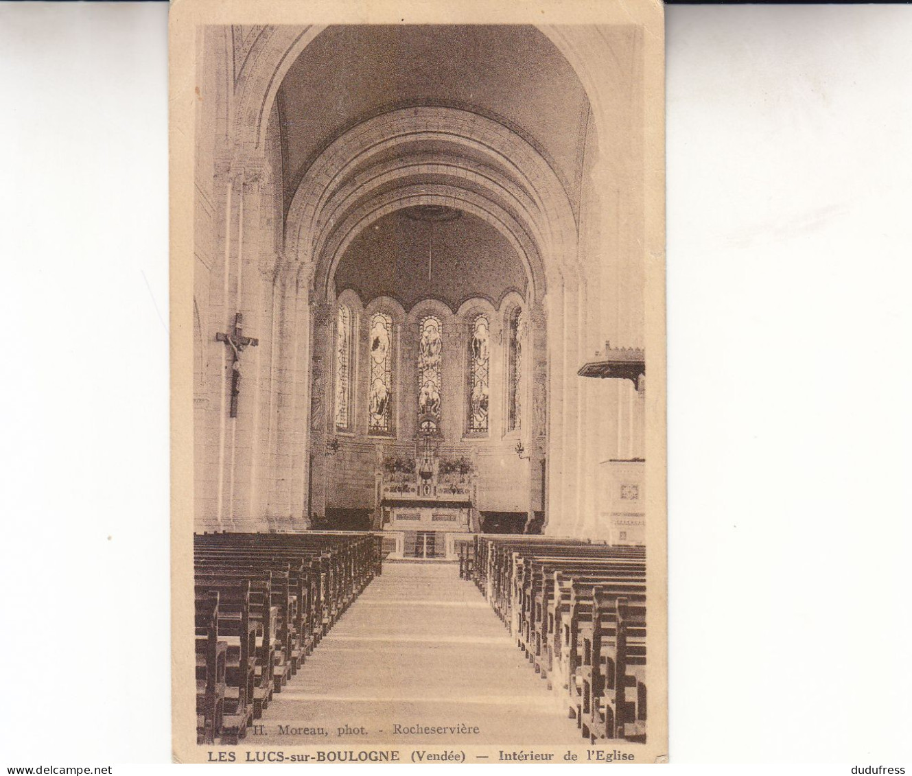 LES LUCS SUR BOULOGNE INTERIEUR DE L EGLISE - Les Lucs Sur Boulogne