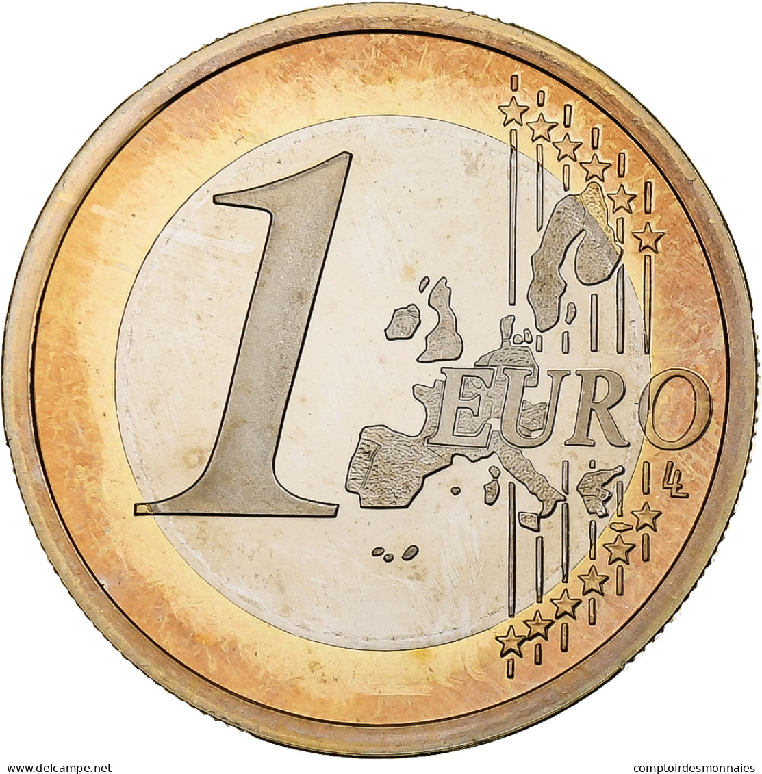 Monaco, Rainier III, Euro, Proof / BE, 2001, Paris, Bimétallique, FDC - Monaco