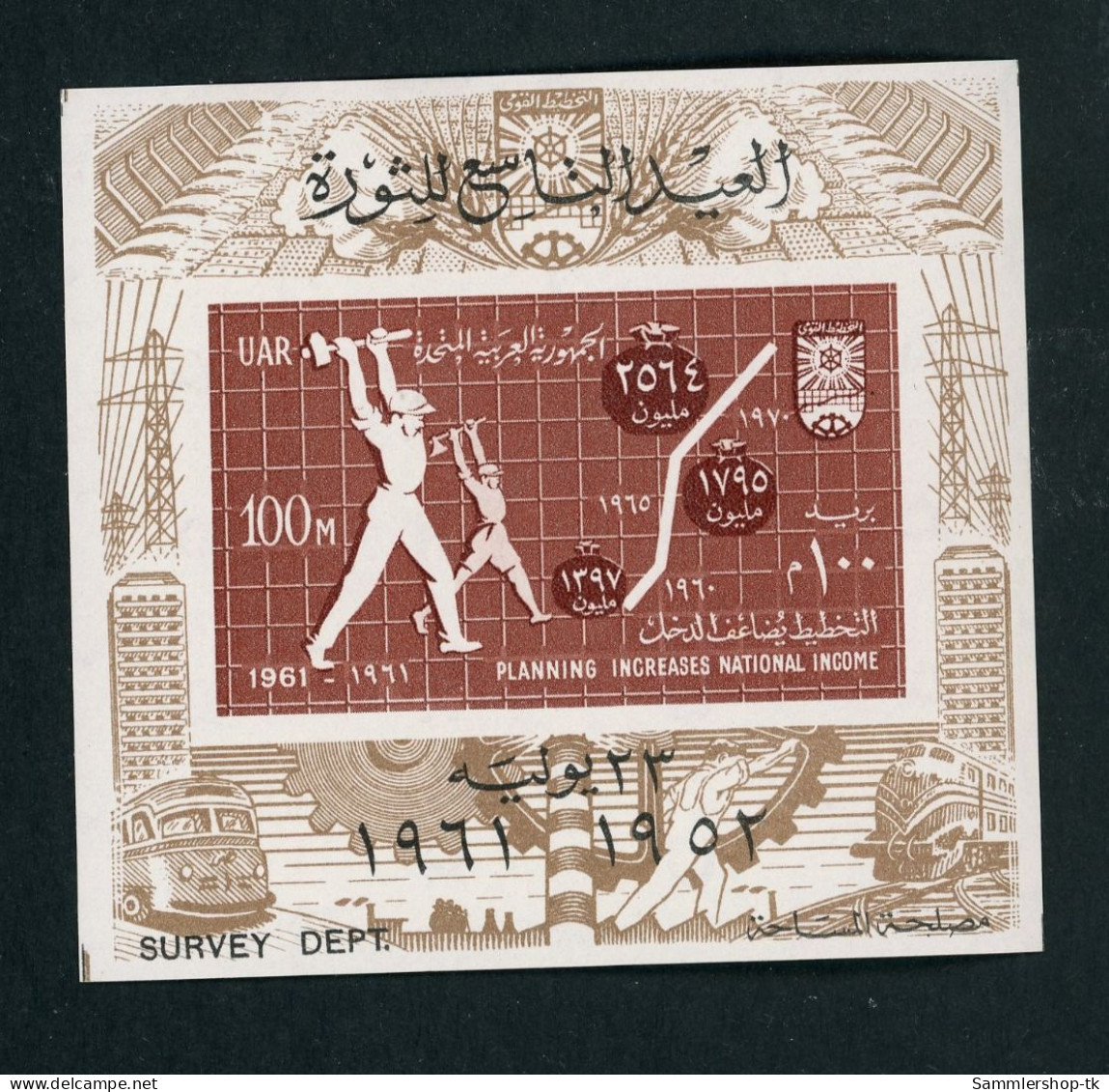 Ägypten Block 12 Postfrisch - Blocks & Sheetlets