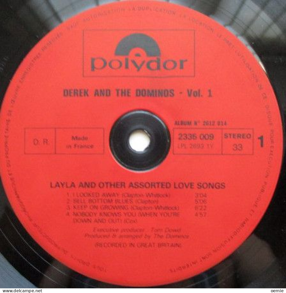 DEREK AND THE DOMINOS   / LAYLA  OTHER ASSORTED LOVE SONGS - Blues