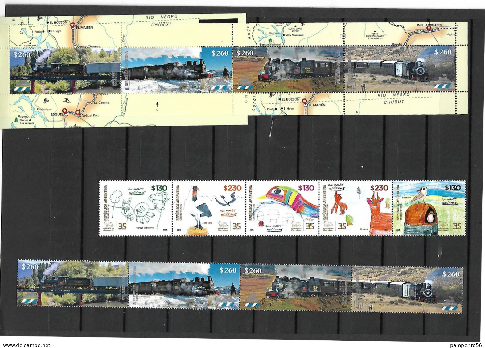 ARGENTINA - AÑO 2022 COMPLETO *MINT* Emisiones Completas Año 2022 Sellos, Hojas Souvenir, Minipliegos VER 6 SCANS - Años Completos