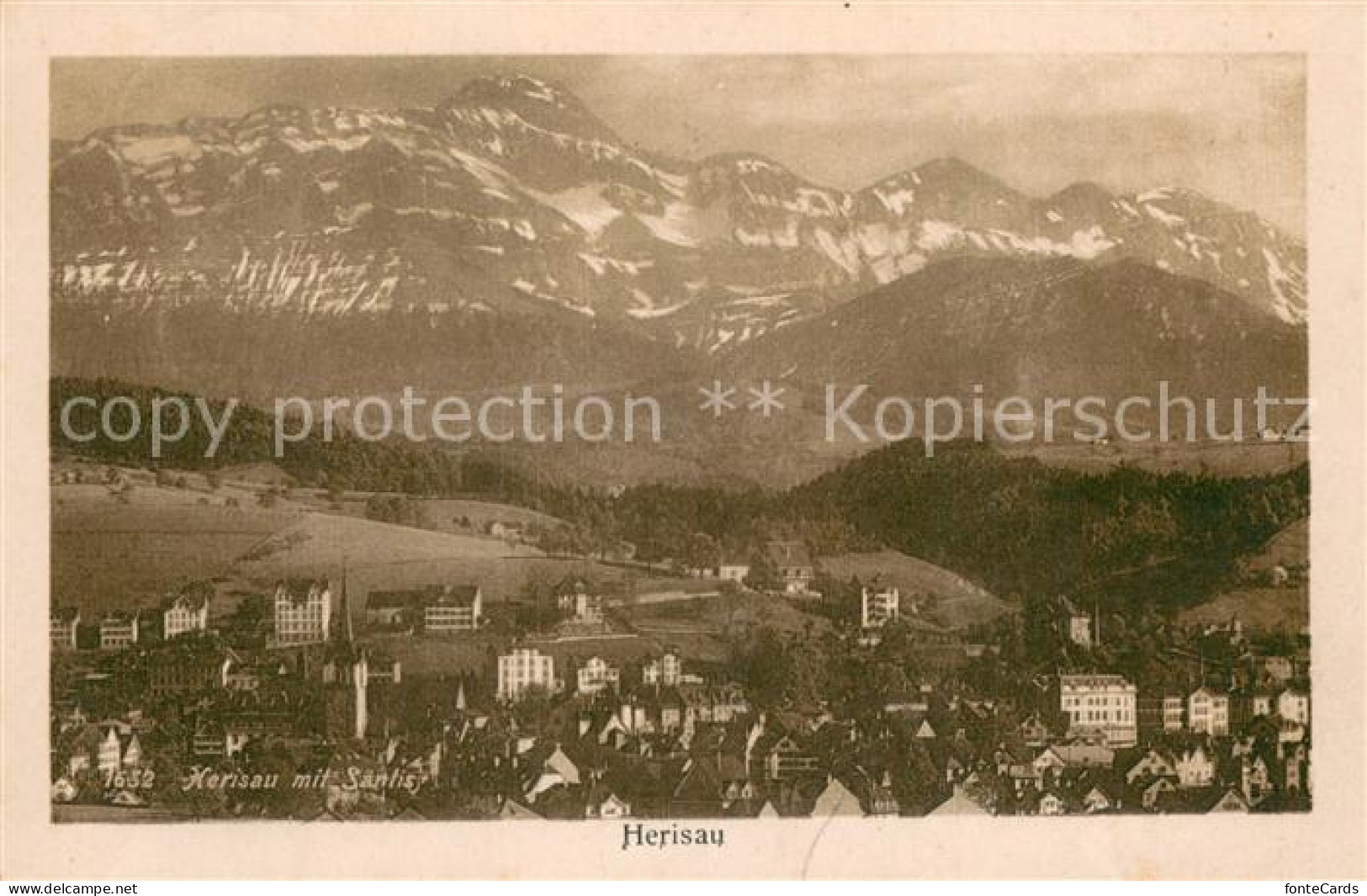 13731238 Herisau AR Panorama Mit Saentis Herisau AR - Altri & Non Classificati