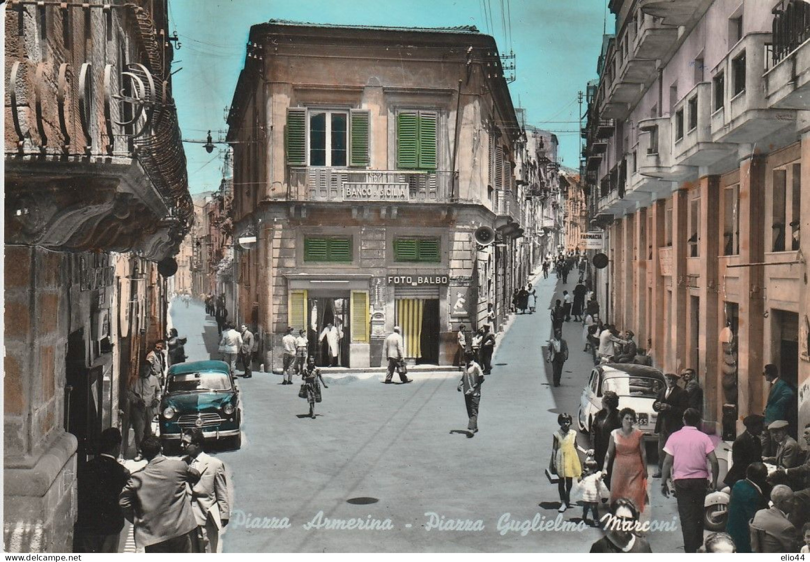 Sicilia - Enna - Piazza Armerina - Piazza Guglielmo Marconi - - Enna