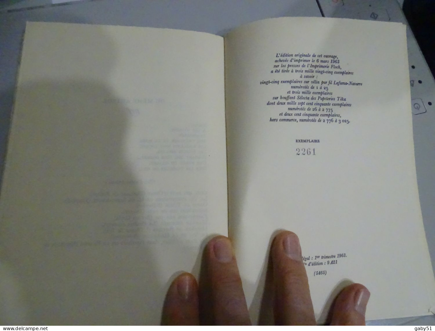 Quel Est Ce Coeur ? Maurice Fombeure, Gallimard Edition Originale Numérotée, 1963 ; L 20 - 1901-1940