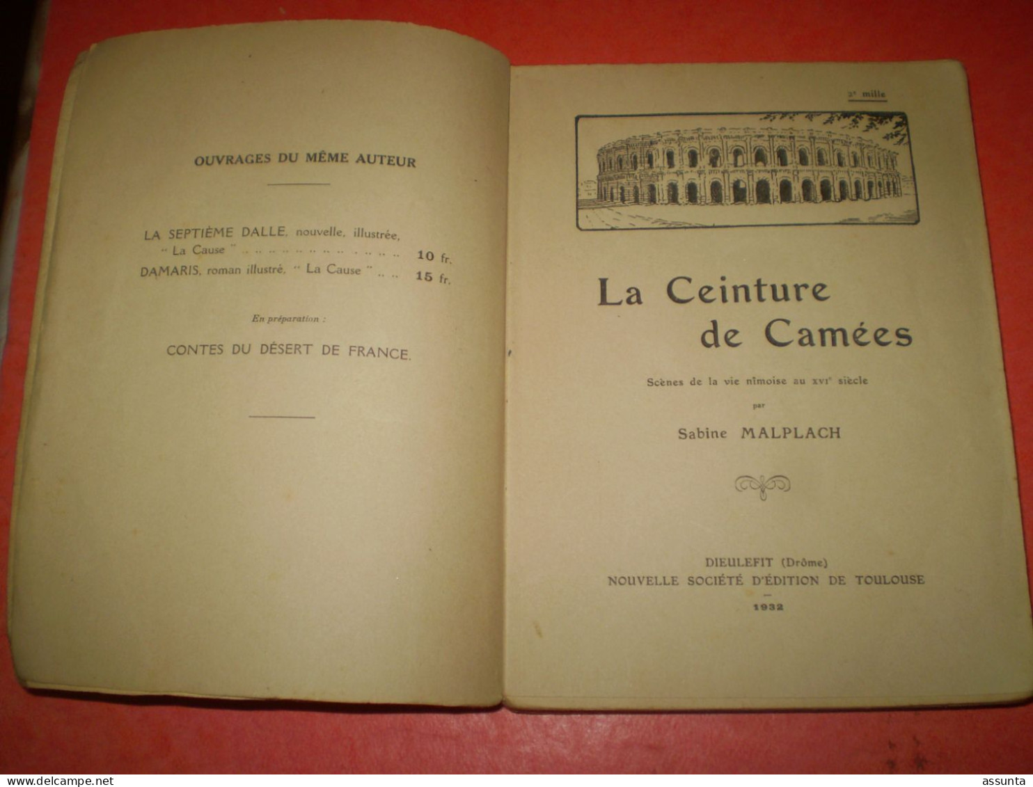 Nîmes: Scènes De La Vie Nimoise Au XVI Siècle: La Ceinture De Camées De Sabine Malpach 1932 - Languedoc-Roussillon