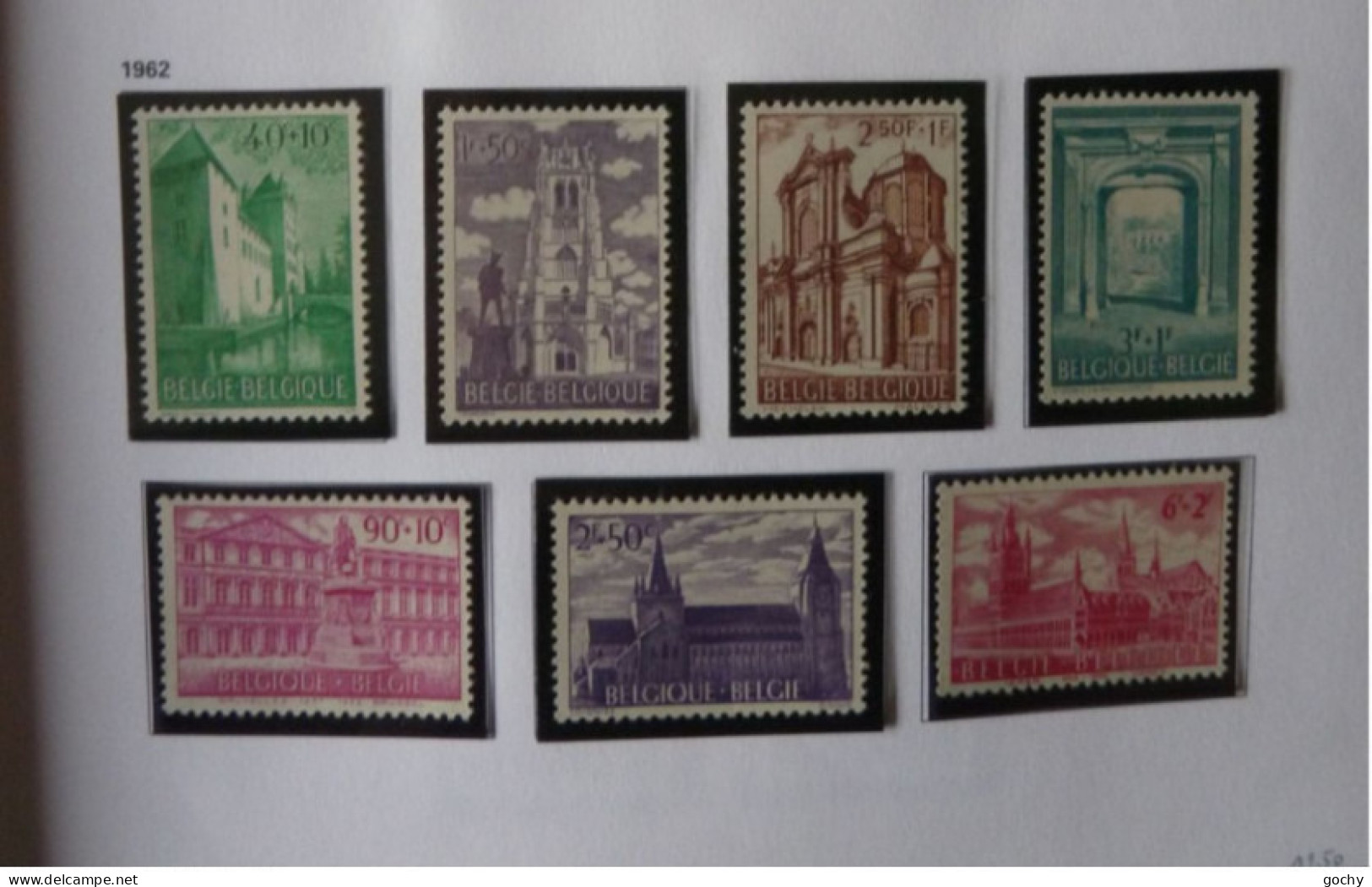 Belgium   N° 1204 à 1239  **  1962  Cat: 35 €            Année Complète - Jahressätze