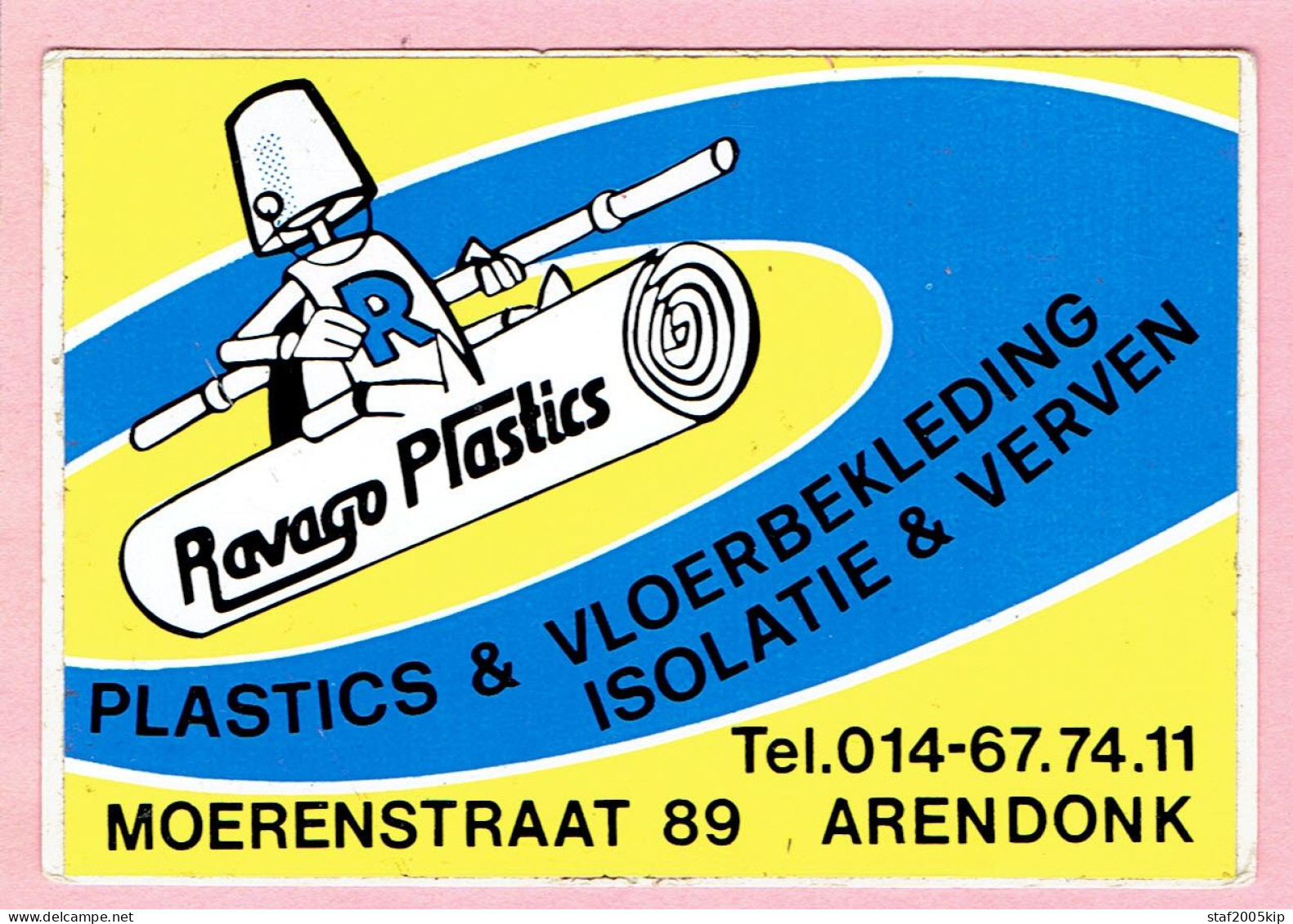 Sticker - Ravago Plastics - Moerenstraat Arendonk - Cyclisme