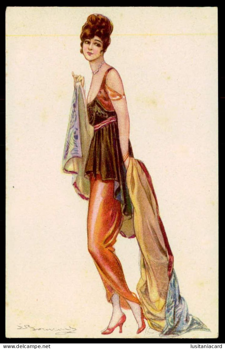 ITALY - ILLUSTRATEURS - Sergio Bompard. (Proprietà Artistica Riservata Nº 475-3)  Carte Postale - Bompard, S.