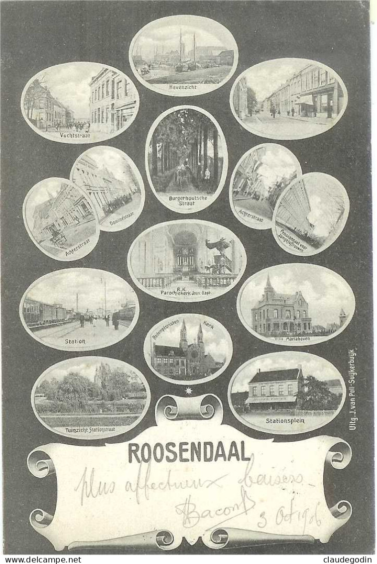 Roosendaal. Oude Briefkaart. Zeldzaam. Voortreffelijke Stand. 14 Standpunt Van Roosendaal. CPA Multivues. TBE - Roosendaal