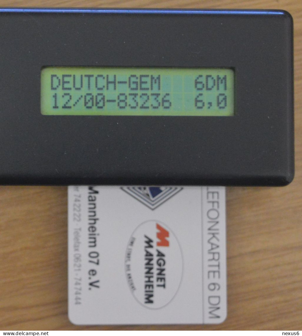 Germany - SV Waldhof Mannheim 07 E.V. Football Stadium - K 0061 - 03.1993, 6DM, 4.000ex, Mint - K-Series : Serie Clientes