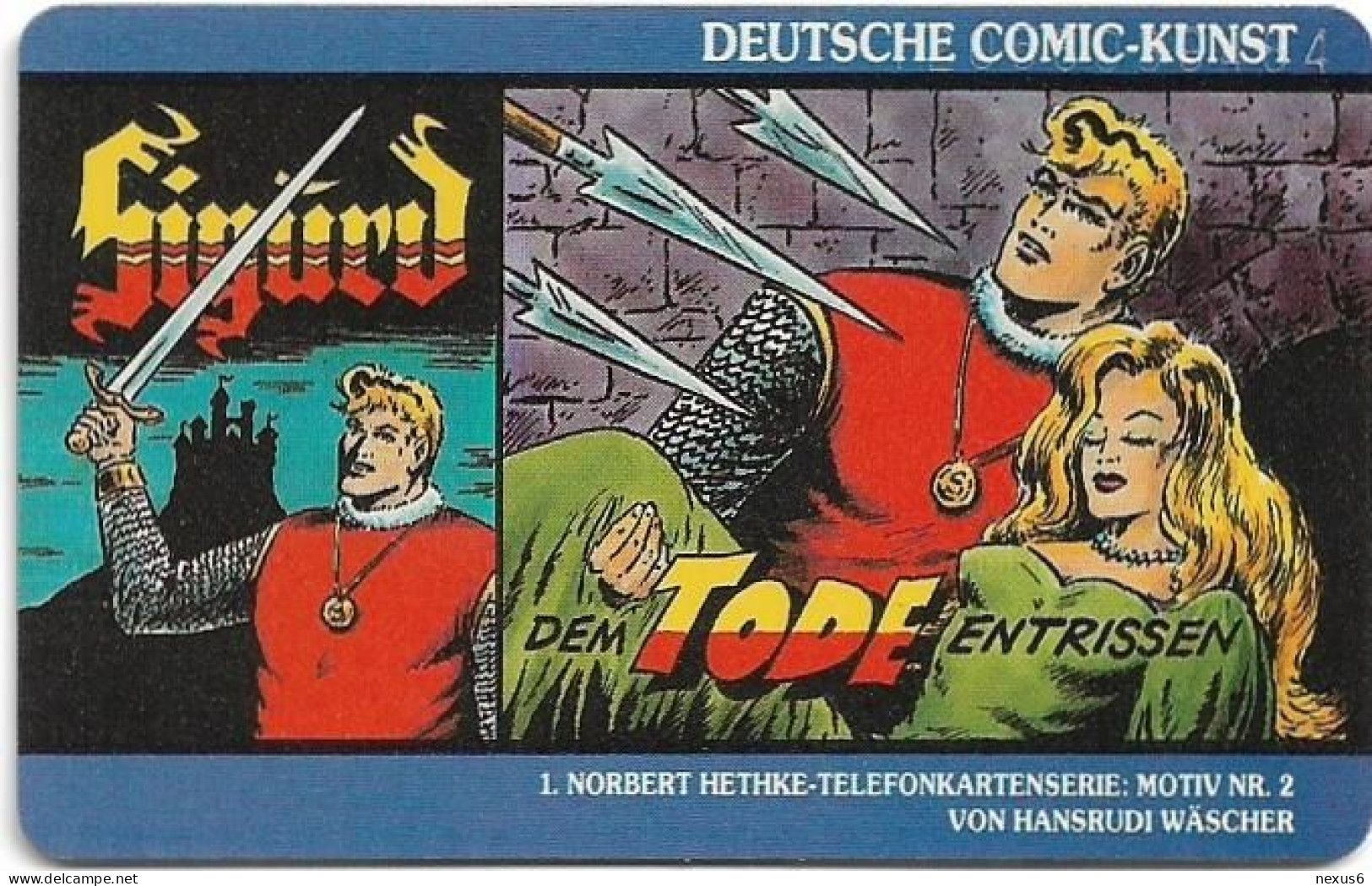 Germany - Norbert Hethke Verlag Nr.2A - Sigurd - K 0930A - 05.1992, 20U, 3.000ex, Mint - K-Series: Kundenserie