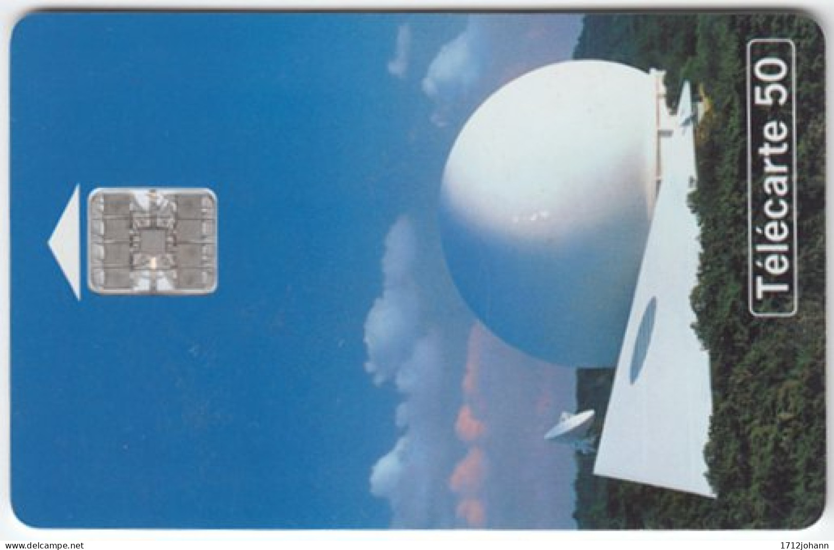 FRANCE B-165 Chip Telecom - Communication, Satellite Dish - Used - 1995