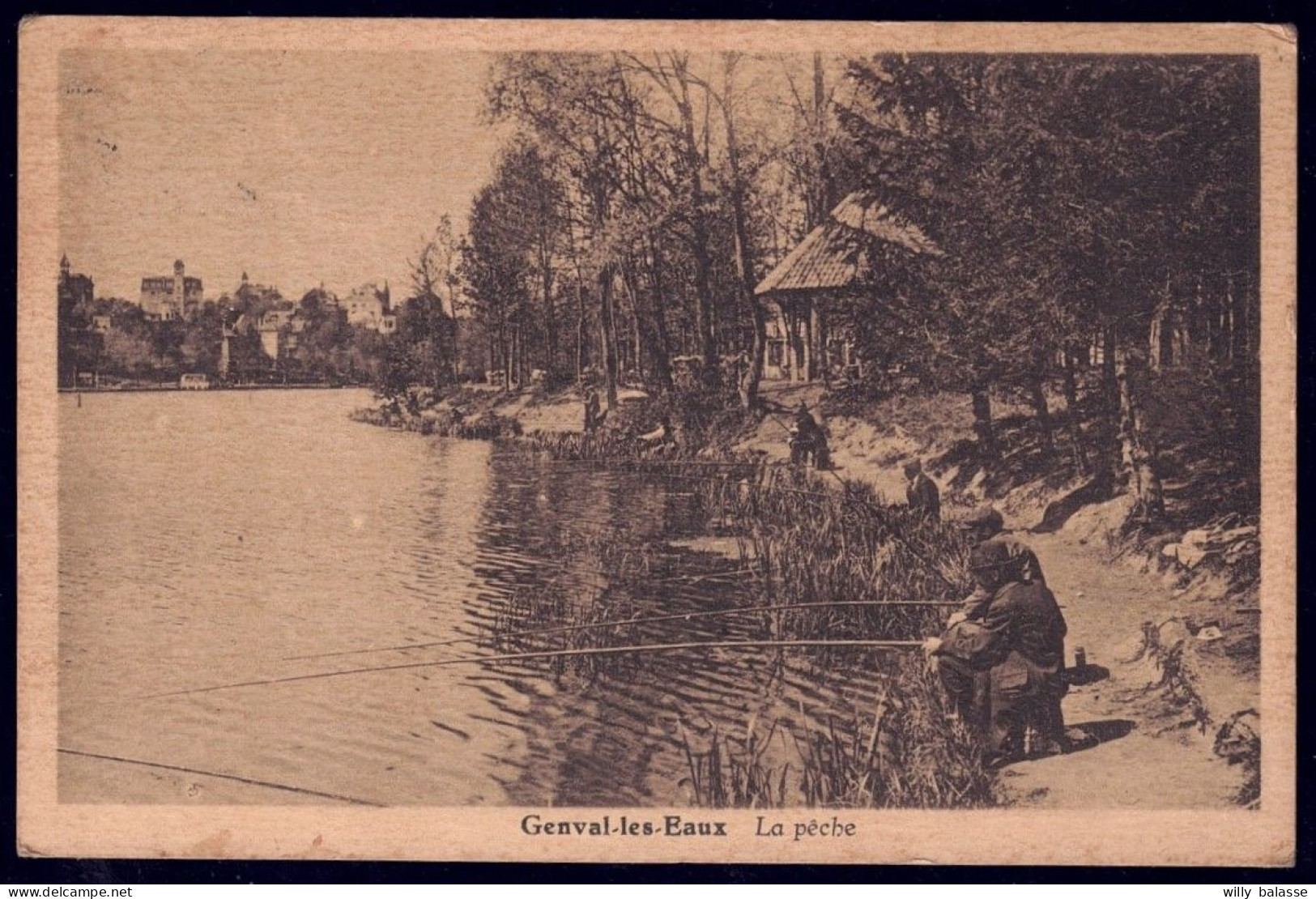 +++ CPA - GENVAL LES EAUX - La Pêche - Pêcheurs   // - Rixensart