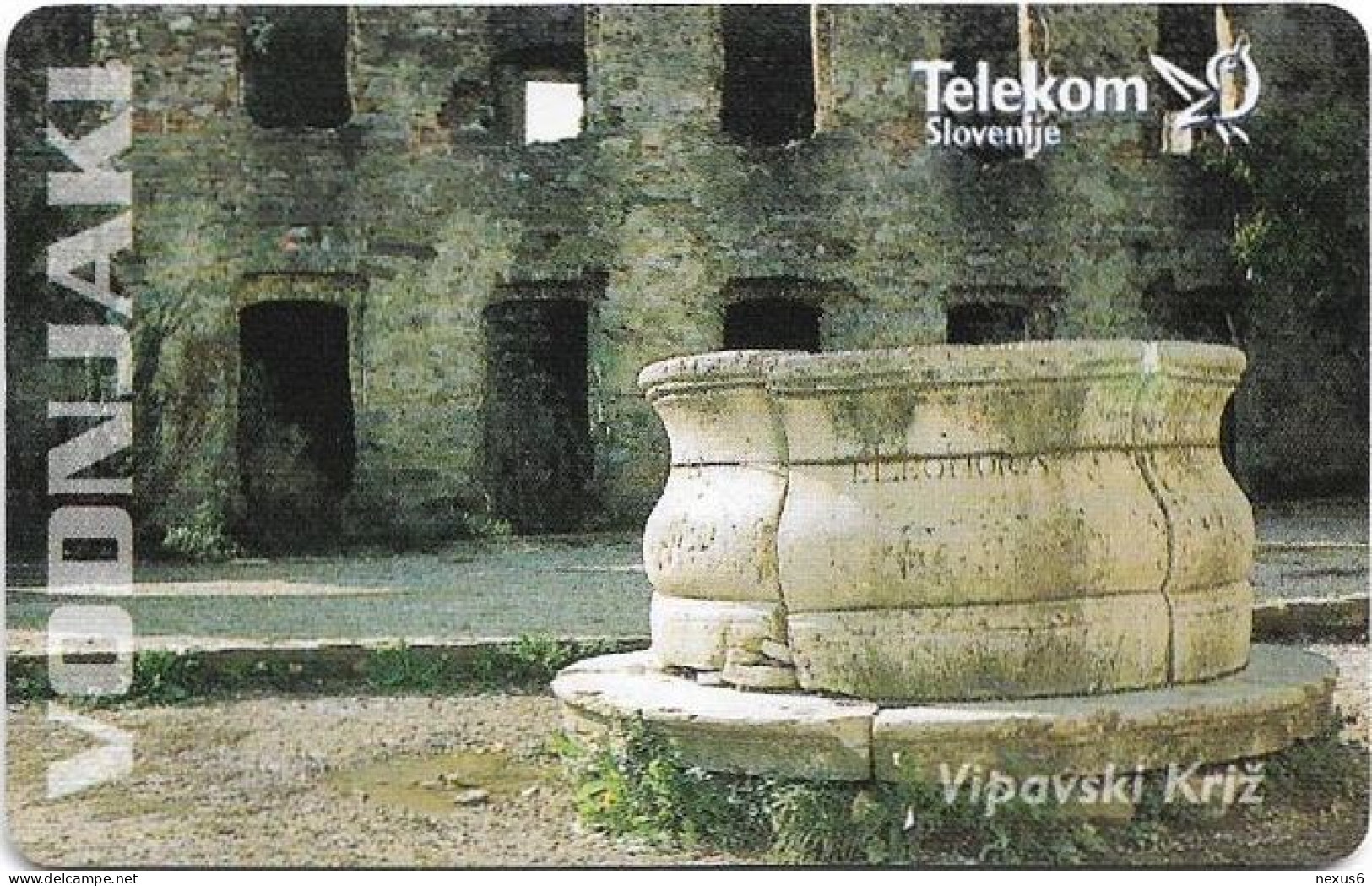Slovenia - Telekom Slovenije - Water Well - Grad 17. Stoletje, Gem5 Red, 01.2001, 50Units, 9.960ex, Used - Slovenia