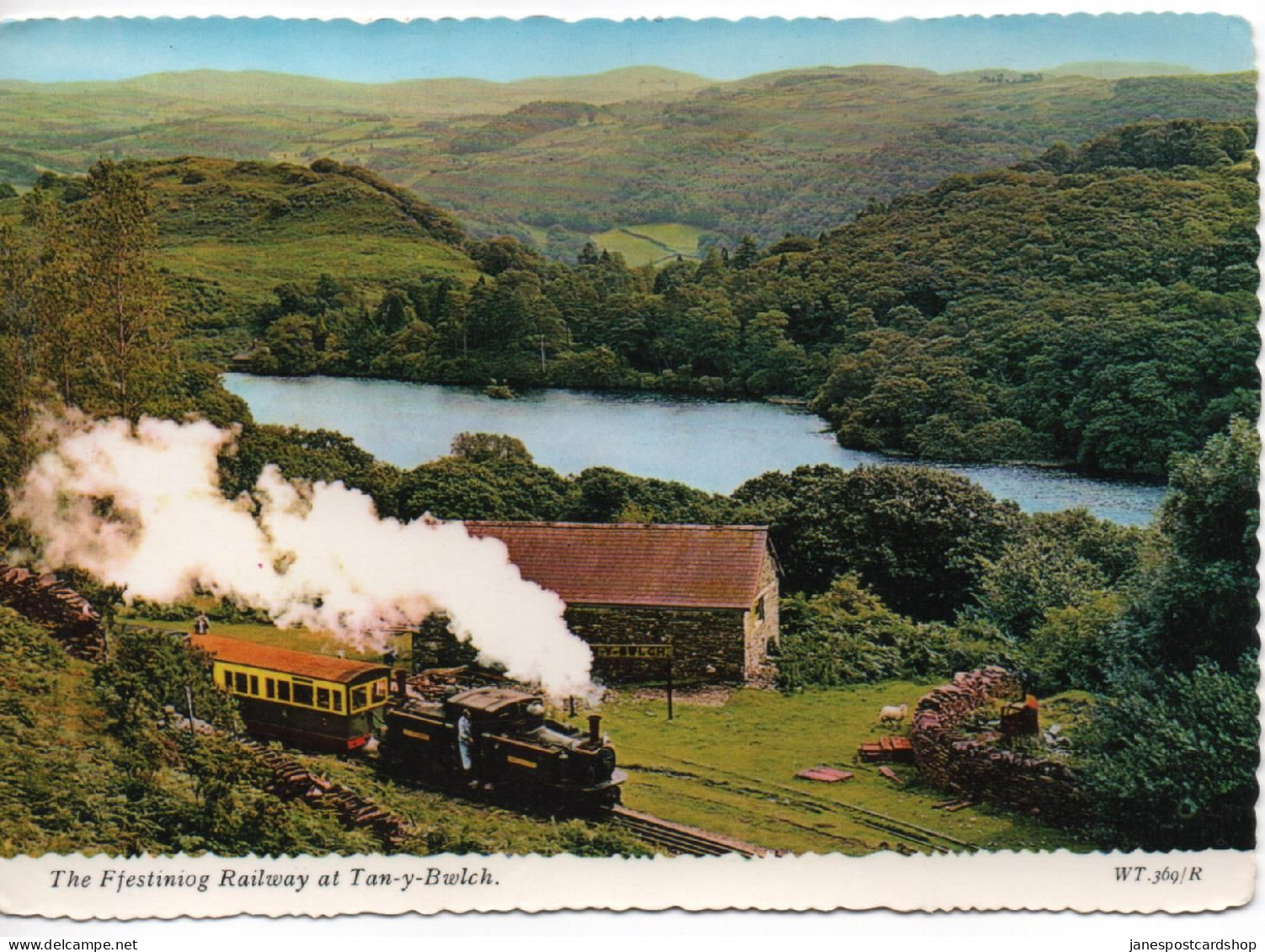 THE FFESTINIOG RAILWAY AT TAN-Y-BWLCH - GWYNEDD - NORTH WALES  - POSTED 1979 - Gwynedd