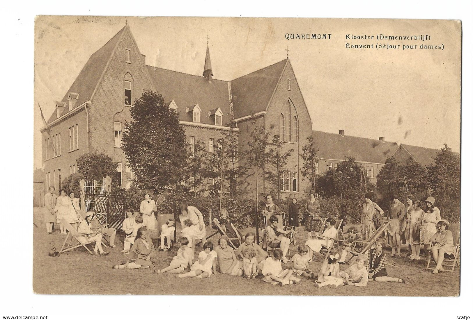 Quaremont.   -   Klooster   (Damenverblijf)   -   1933   Naar   Gand - Kluisbergen
