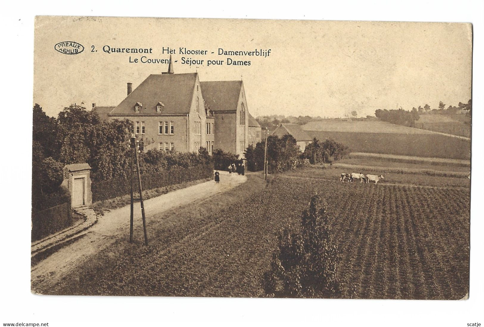 Quaremont.   -   Klooster   (Damenverblijf)   -   1933   Naar   Gand - Kluisbergen