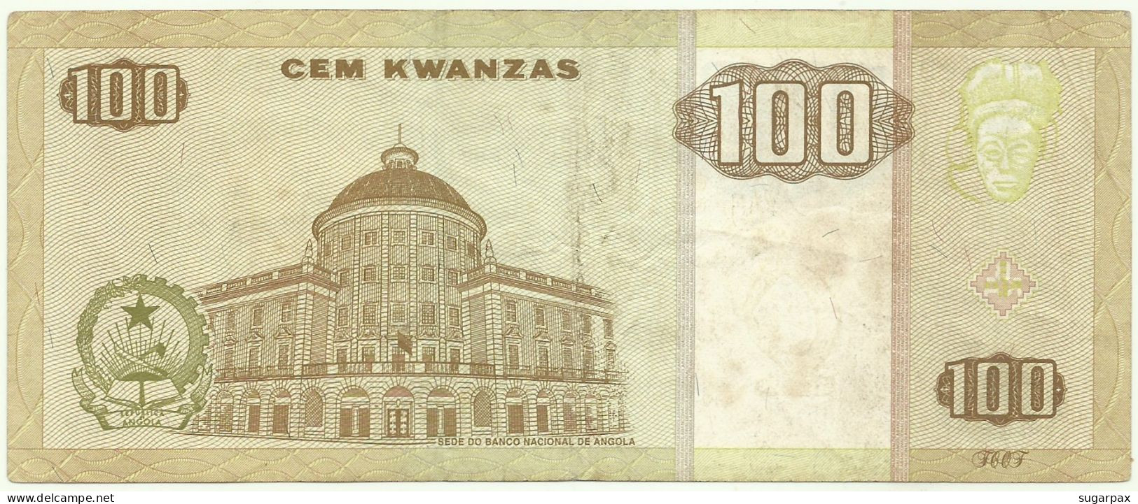 Angola - 100 Kwanzas - 10.1999 - Pick: 147.a - Serie GH - Eduardo Dos Santos E Agostinho Neto - Angola