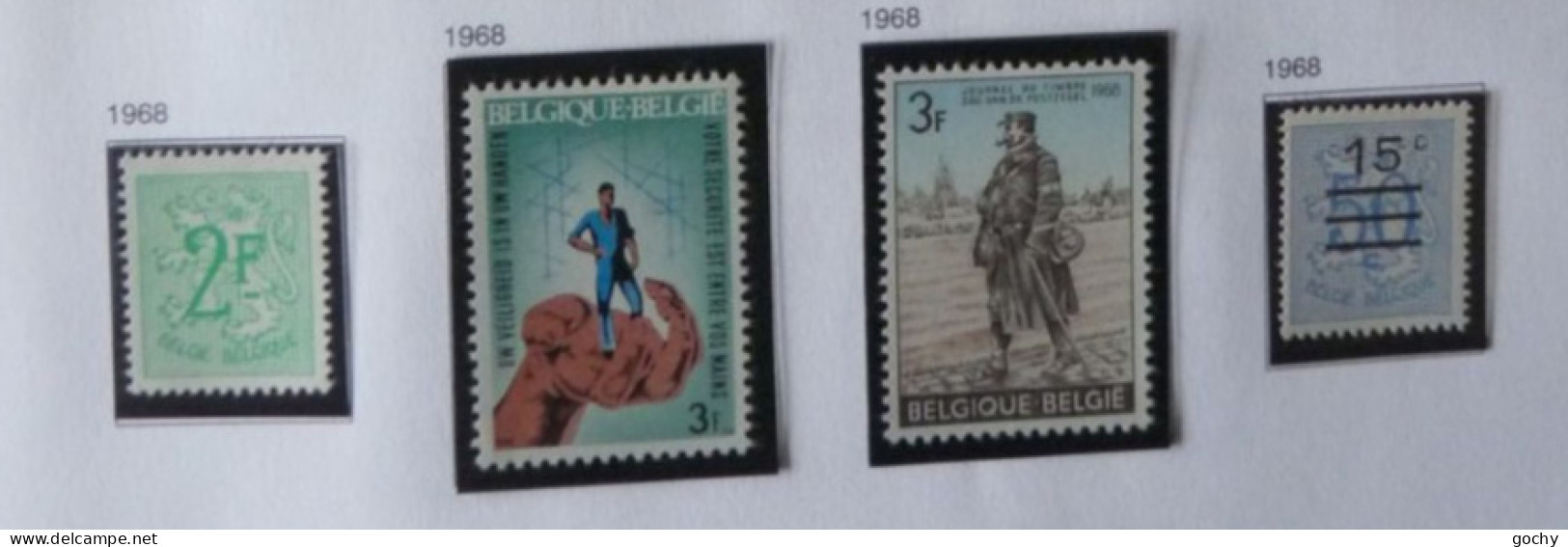 Belgium   N° 1443 à 1481 **  1968  Cat: 19 €            Année Complète - Volledige Jaargang