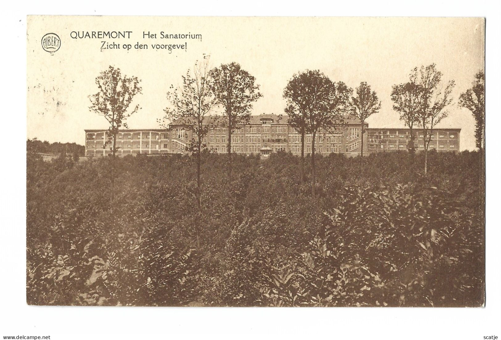 Quaremont.   -   Het Sanatorium   -   1925   Naar   Brugge - Kluisbergen