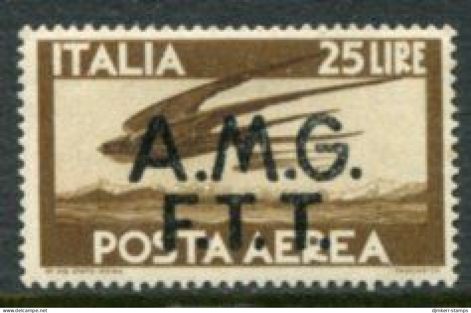 TRIESTE ZONE A 1947 Airmail 25 L. MNH / **  Michel 22 - Ungebraucht