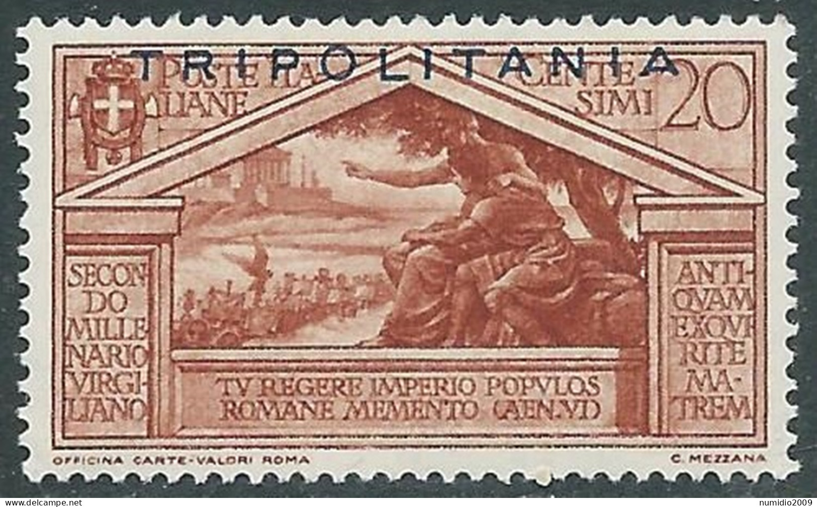 1930 TRIPOLITANIA VIRGILIO 20 CENT MNH ** - RA9-7 - Tripolitania