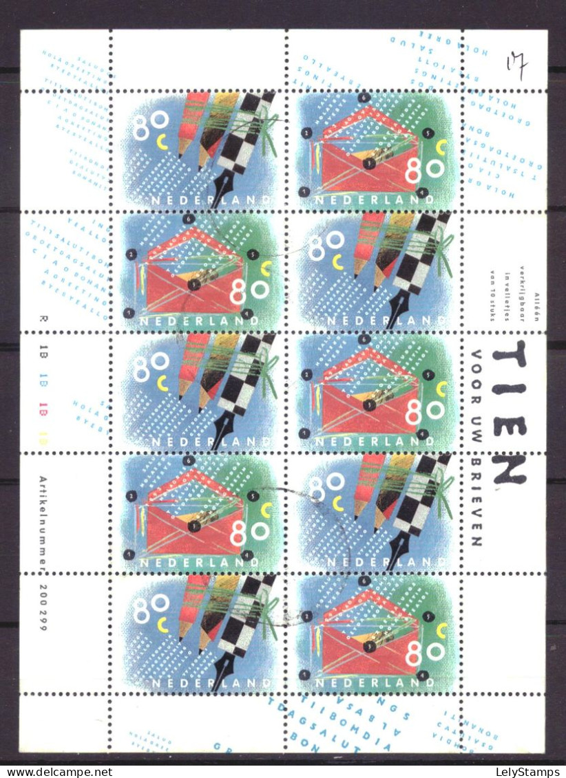 Nederland / Niederlande / Pays Bas NVPH V1571 & 1572 Used (1993) - Used Stamps