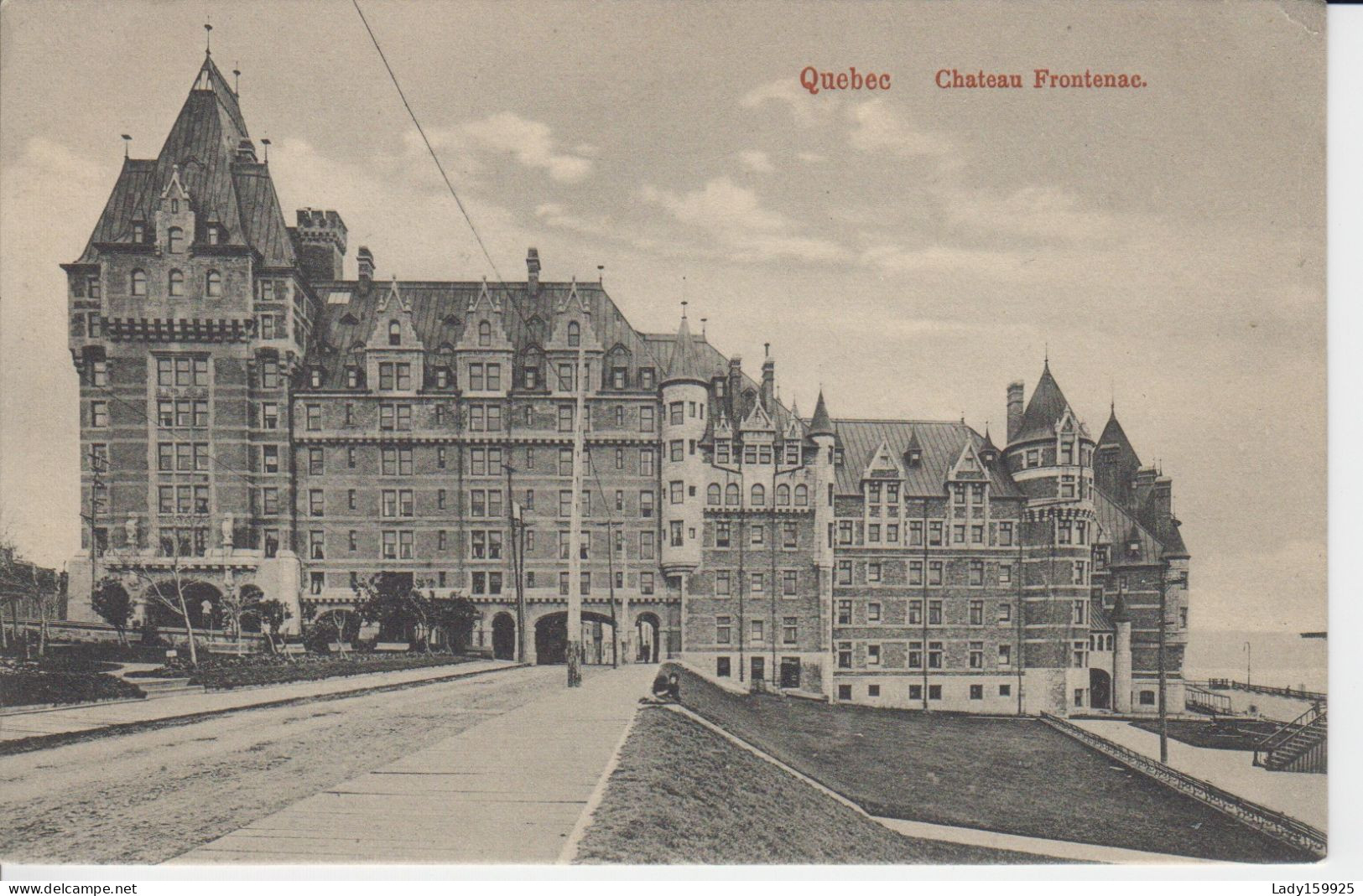 Chateau Champlain, Vue Du Coté,  Accès Dans L'enceinte Par Rue En Bois. Grande Ouverture Entée  Québec Canada.   2s - Québec - Château Frontenac