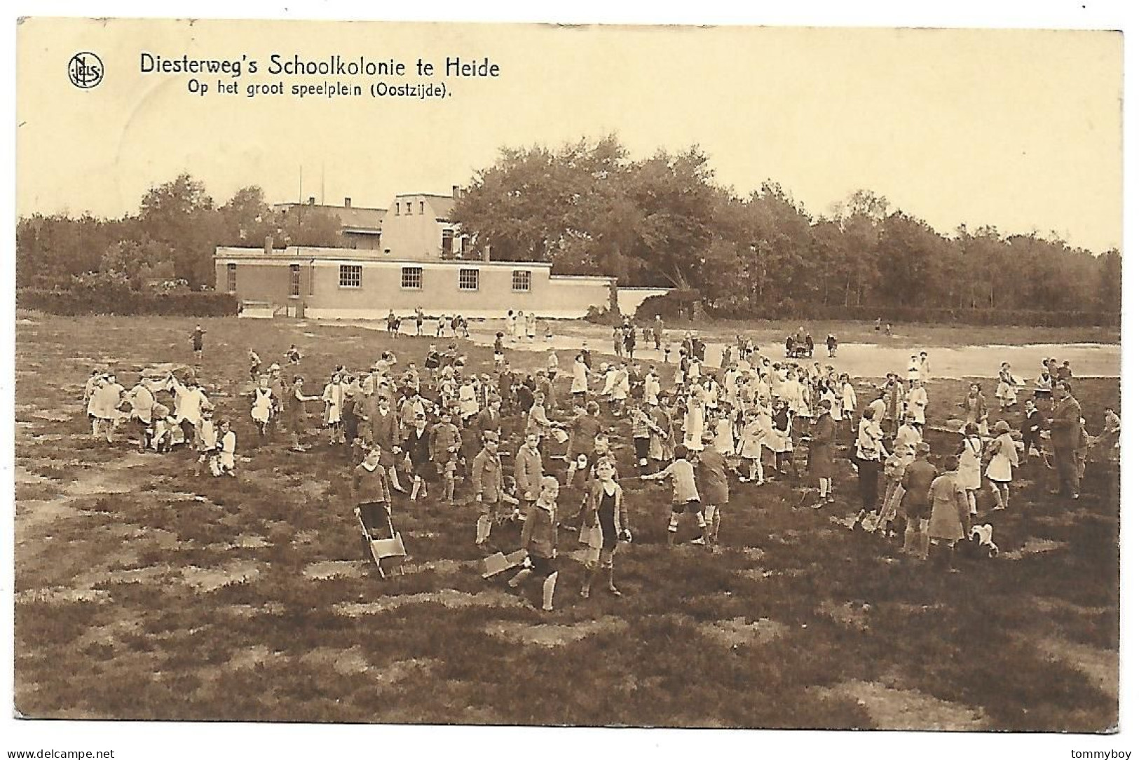 CPA Diesterweg's Schoolkolonie Te Heide, Op Het Groot Speelplein - Kalmthout