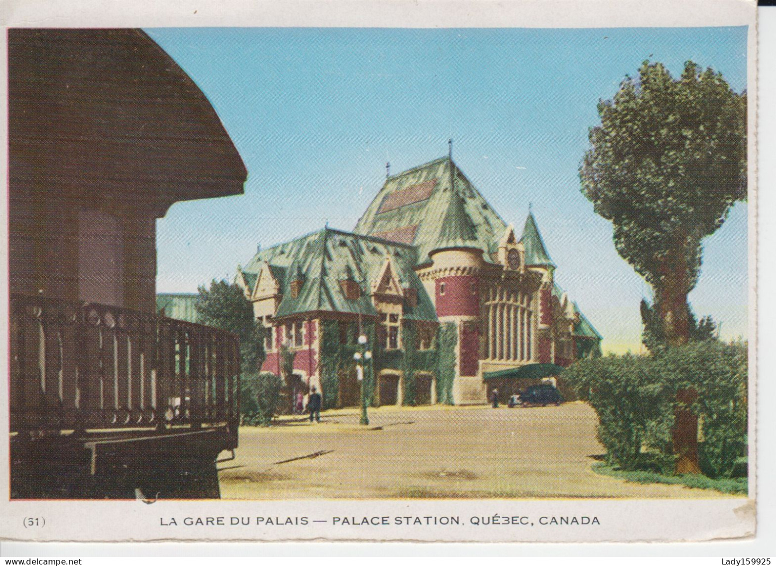La Gare Du Palais Québec Canada. Palace Station Tourelles Trains De La Gare Vont Dans Toutes Directions  2s - Québec - La Cité