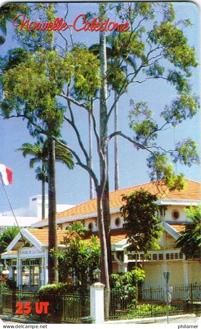 Nouvelle Caledonie Caledonia TELECARTE DRAPEAU NC 116 MUSEE VILLE NOUMEA MAIRIE BE - Neukaledonien