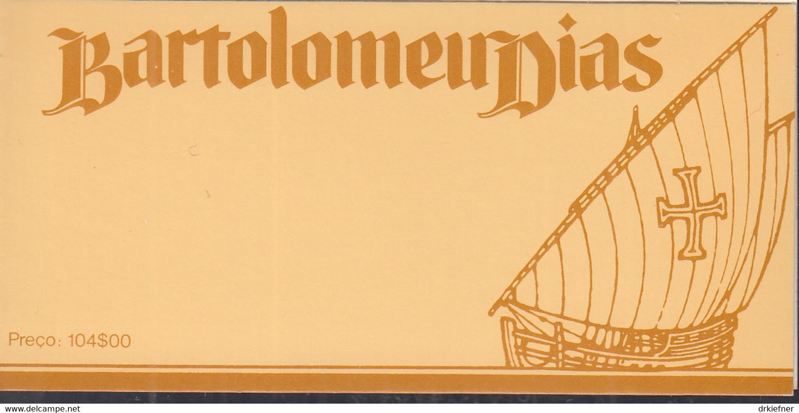 PORTUGAL  Markenheftchen 4, Postfrisch **, Reise Von Diaz, 1988 - Carnets