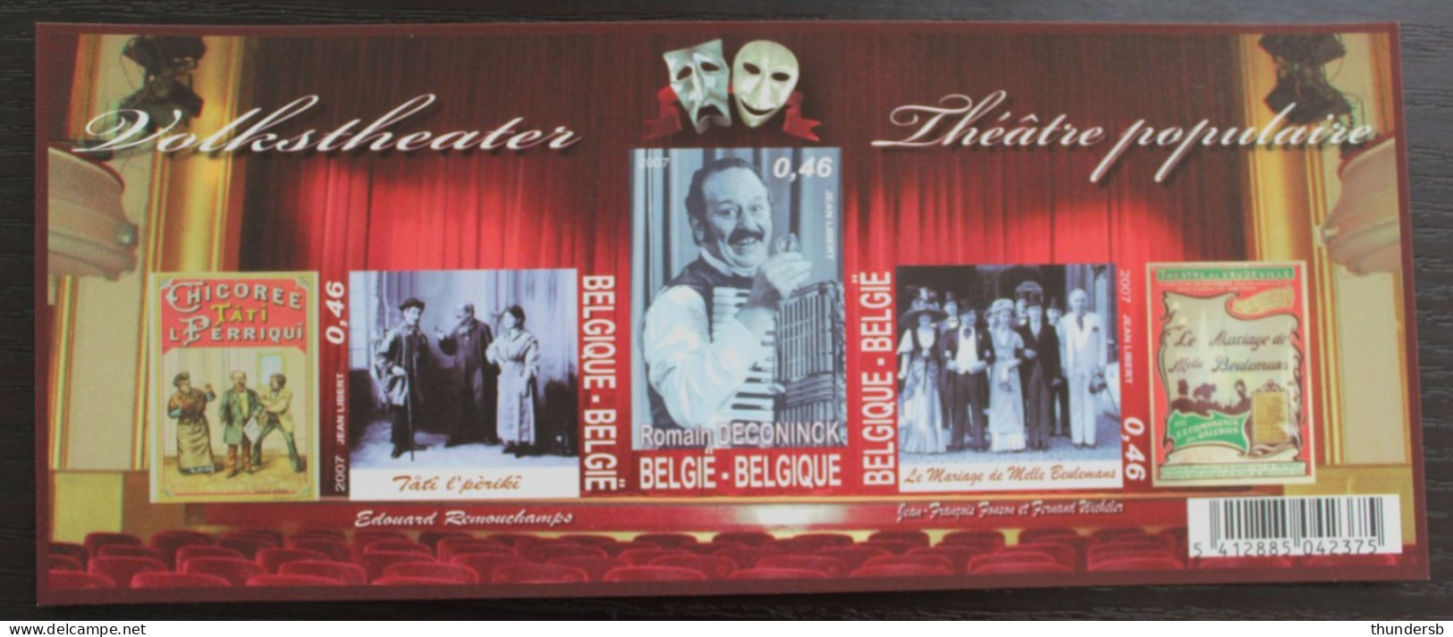 BL141 'Volkstheater' - Ongetand - Côte: 50 Euro - 2001-…