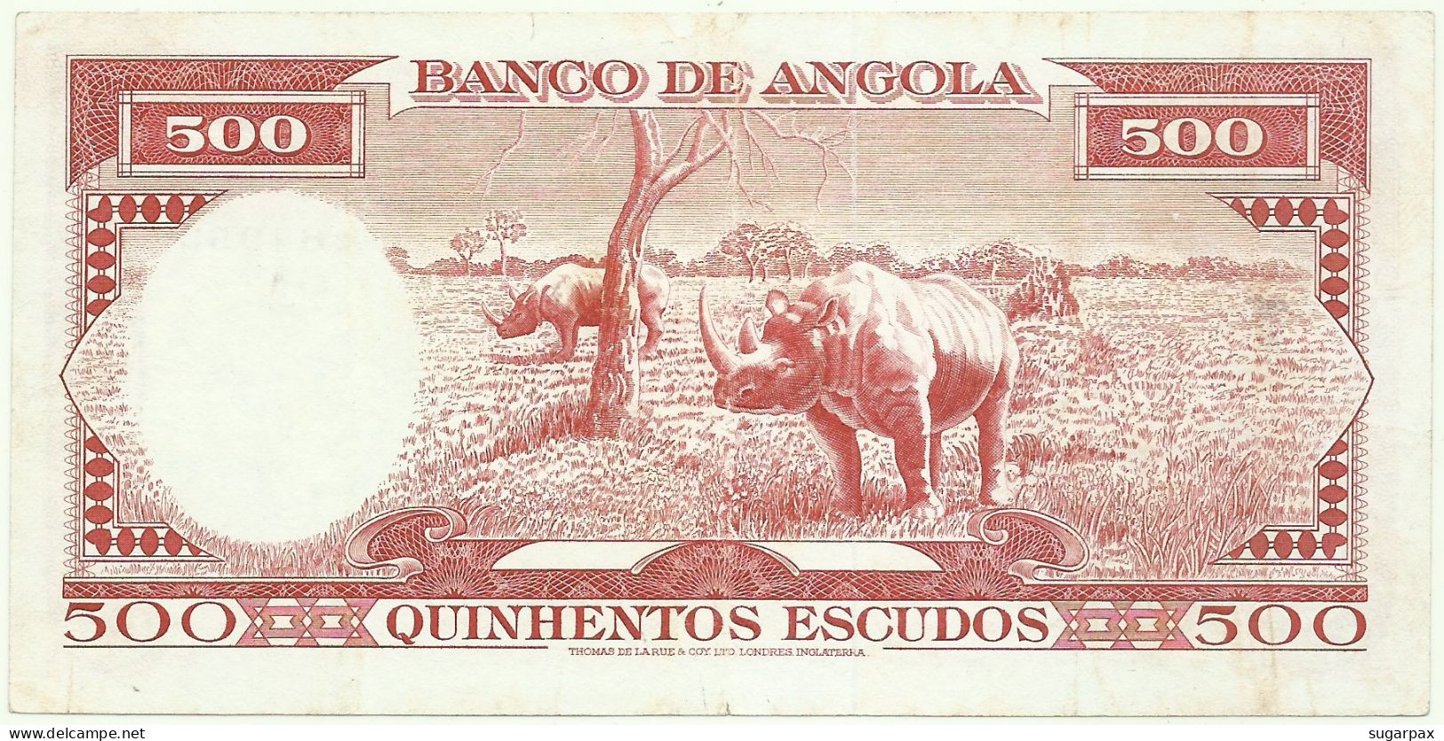 Angola - 500 Escudos - 10.06.1970 - Pick 97 - Série 30 Ga - Américo Tomás - PORTUGAL - Angola