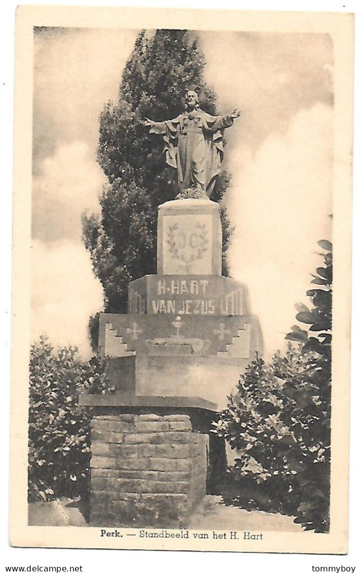 CPA Perk, Standbeeld Van Het H. Hart - Steenokkerzeel