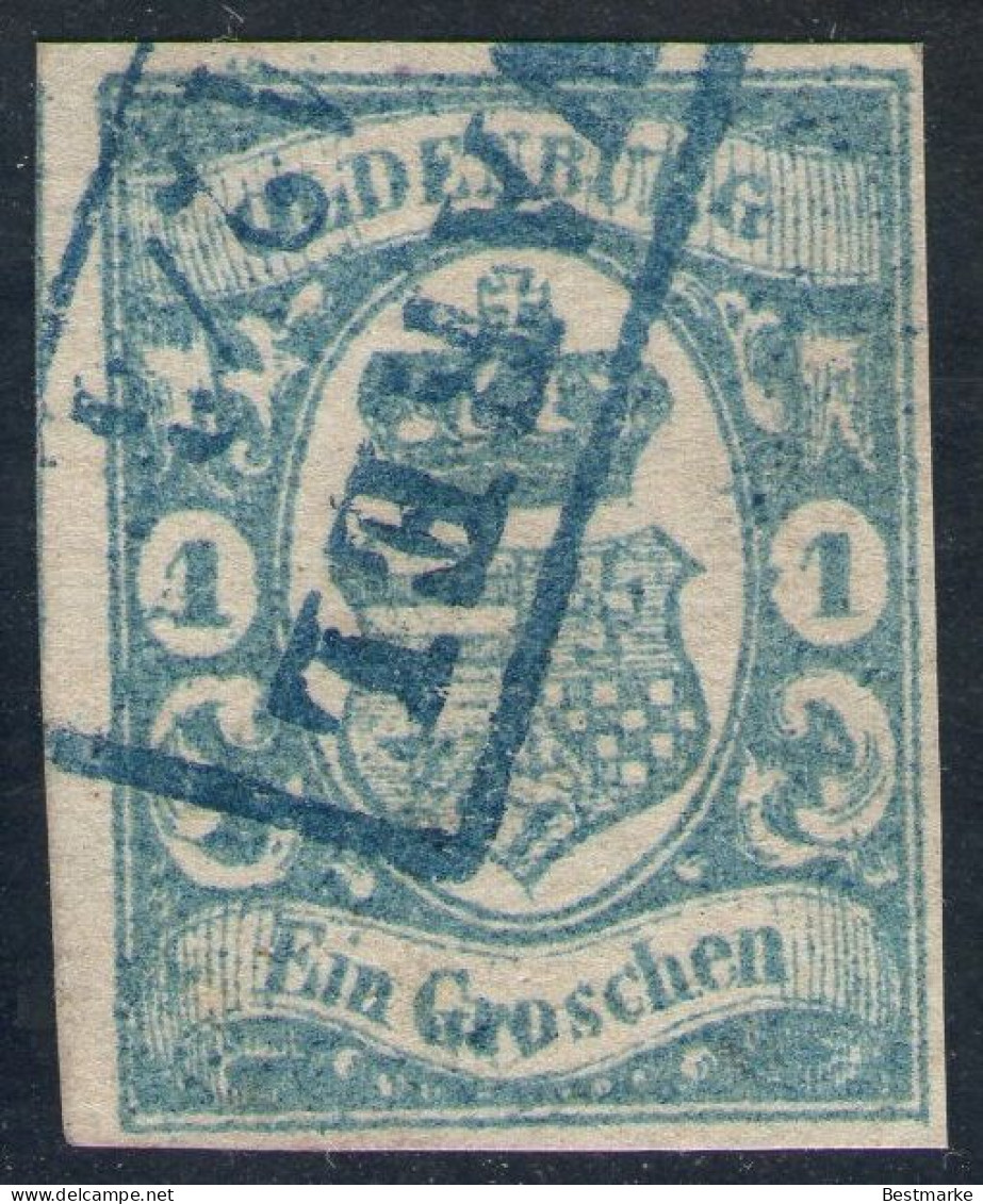 VAREL 12/3 Auf 1 Groschen Trübblau - Oldenburg Nr. 12 B - Tadellos - Pracht - Oldenbourg