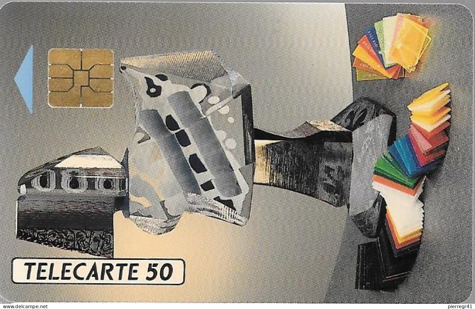 CARTE-PUCE-PRIVEE-PUBLIC-50U-EN208-SO3-10/91-ALTUGLAS 2-R° Mat--V°PN° A 1A5475-Utilisé-TBE/RARE - 50 Eenheden