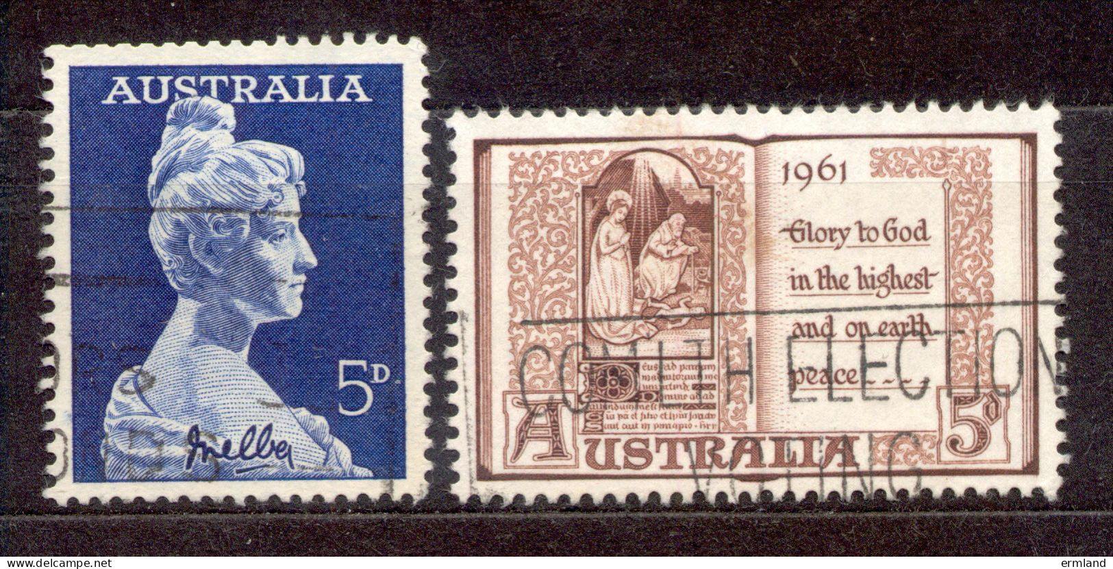 Australia Australien 1961 - Michel Nr. 314 - 315 O - Oblitérés