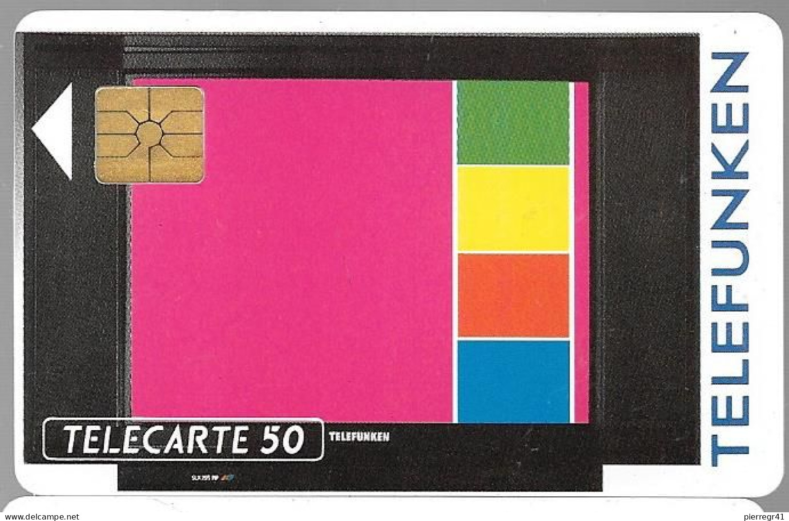 CARTE-PUCE-PRIVEE-PUBLIC-50U-EN66-GemA-05/91-TELEFUNKEN2-R° Mat--V°B15955-Utilisé-TBE/RARE - 50 Einheiten