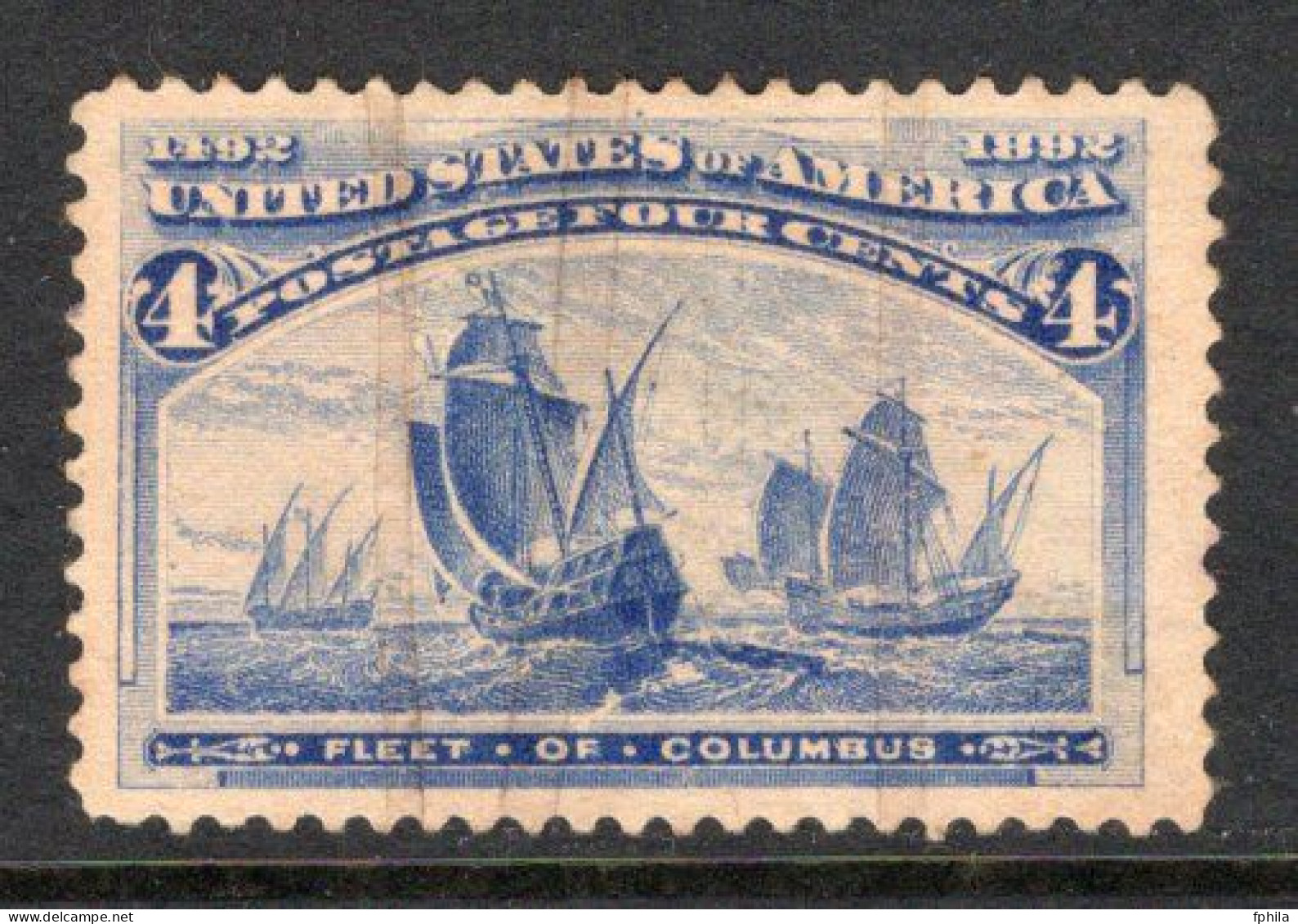 1893 USA 4C. DISCOVERY OF AMERICA MICHEL: 76 USED - Used Stamps