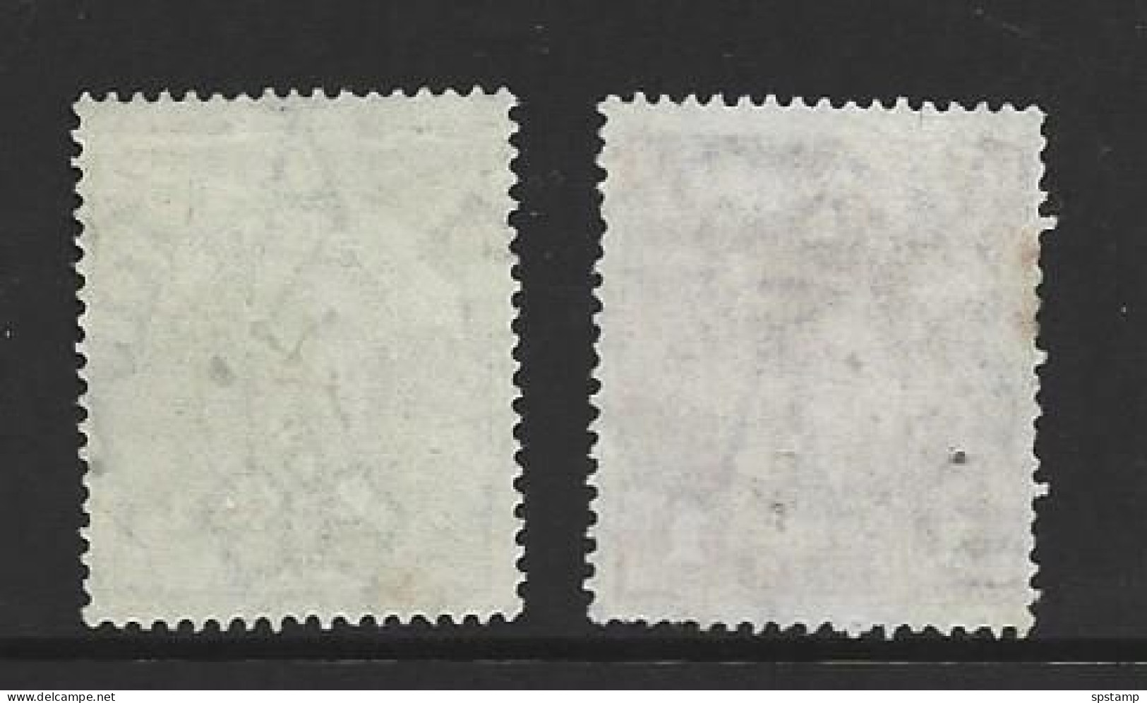 Australia 1918 - 1920 1/2d Green & 1d Red KGV Definitive Singles LM Watermark Perf 14 FU - Oblitérés