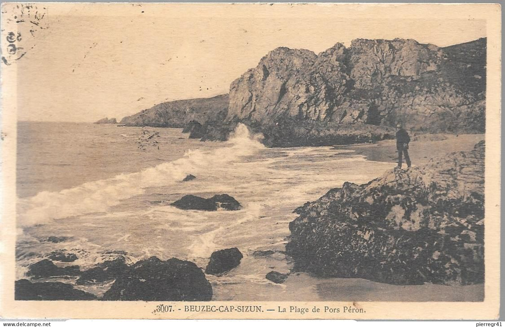 CPA-1930-29-BEUZEC-CAP-SIZUN-La PLAGE De PORS PERON-Edit Doaré-BE - Beuzec-Cap-Sizun