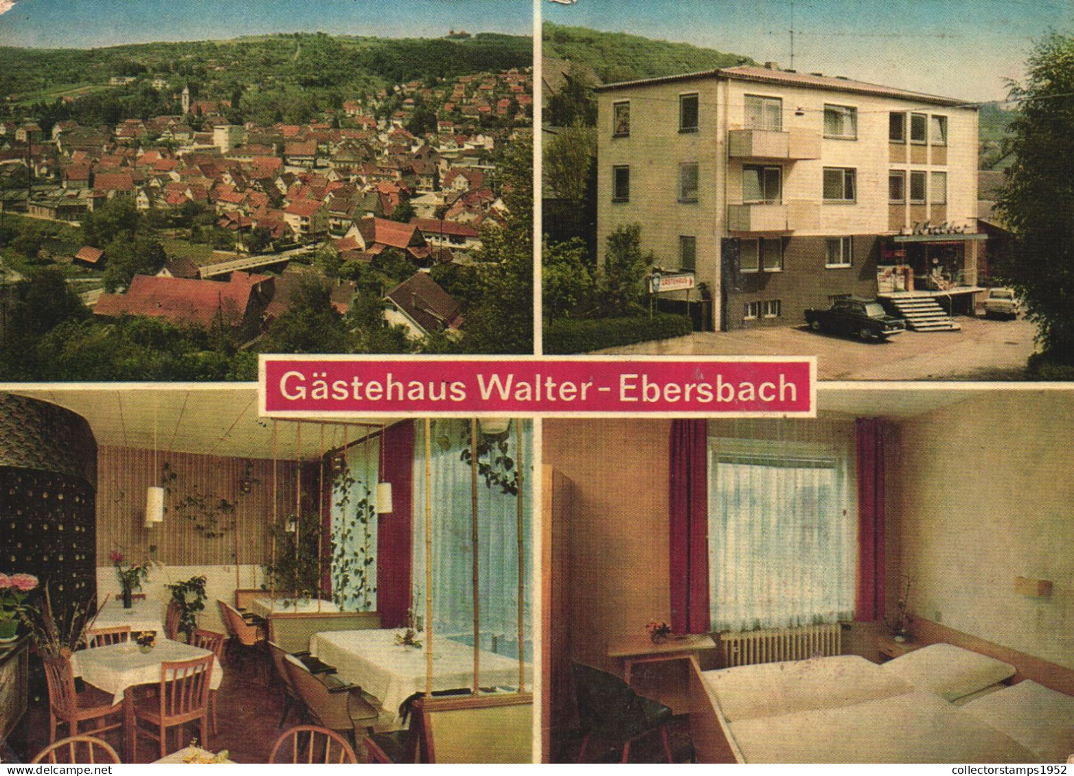 EBERSBACH, MULTIPLE VIEWS, PENSION, RESTAURANT, ARCHITECTURE, CARS, GERMANY - Ebersbach (Loebau/Zittau)