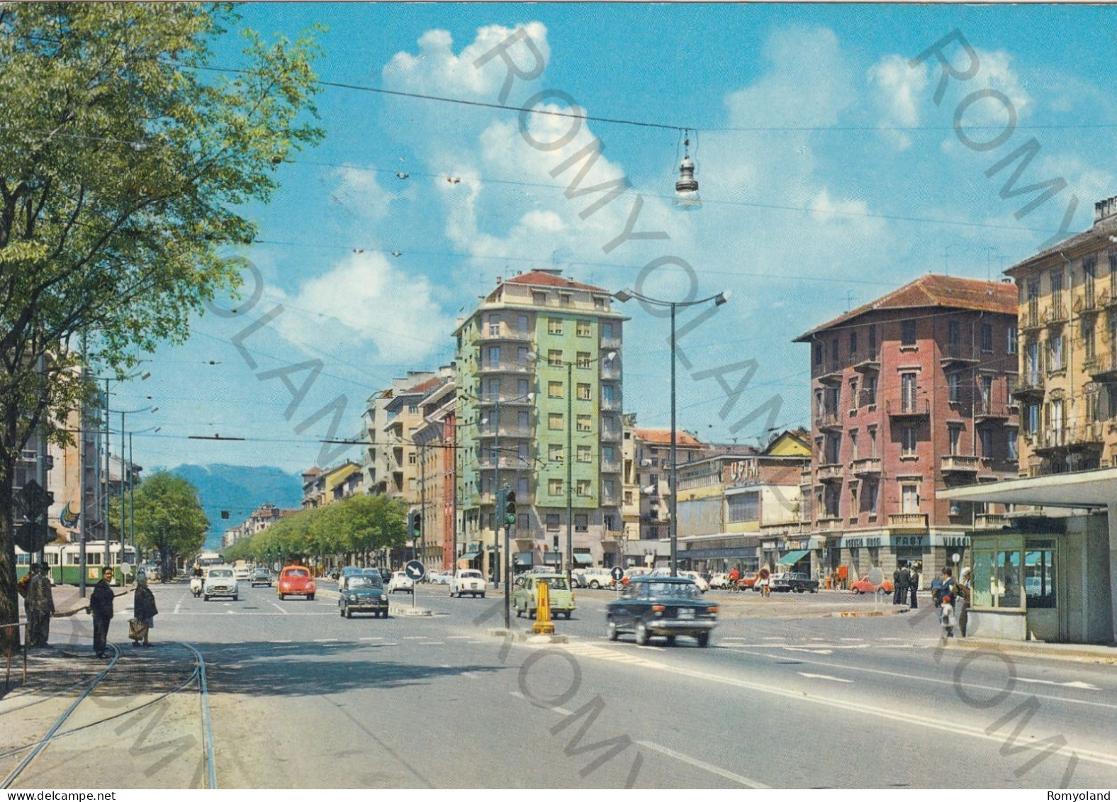 CARTOLINA  TORINO,PIEMONTE-PIAZZA SABOTINO E CORSO PESCHIERA-MEMORIA,CULTURA,RELIGIONE,BELLA ITALIA,VIAGGIATA 1971 - Orte & Plätze