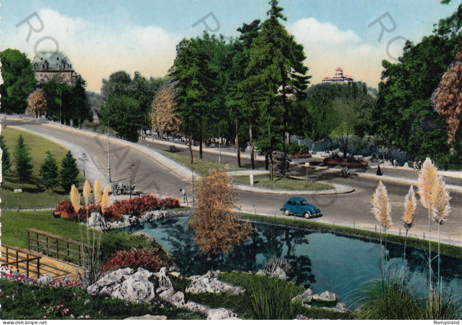 CARTOLINA  TORINO,PIEMONTE-PARCO DEL VALENTINO-IL LAGHETTO-STORIA,MEMORIA,RELIGIONE,BELLA ITALIA,NON VIAGGIATA - Parken & Tuinen