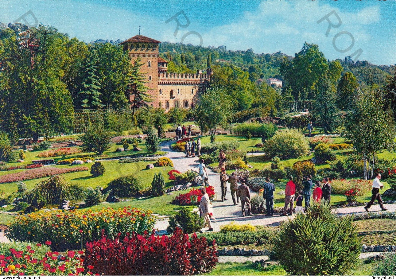 CARTOLINA  TORINO,PIEMONTE-PARCO DEL VALENTINO-STORIA,MEMORIA,RELIGIONE,IMPERO ROMANO,BELLA ITALIA,NON VIAGGIATA - Parken & Tuinen