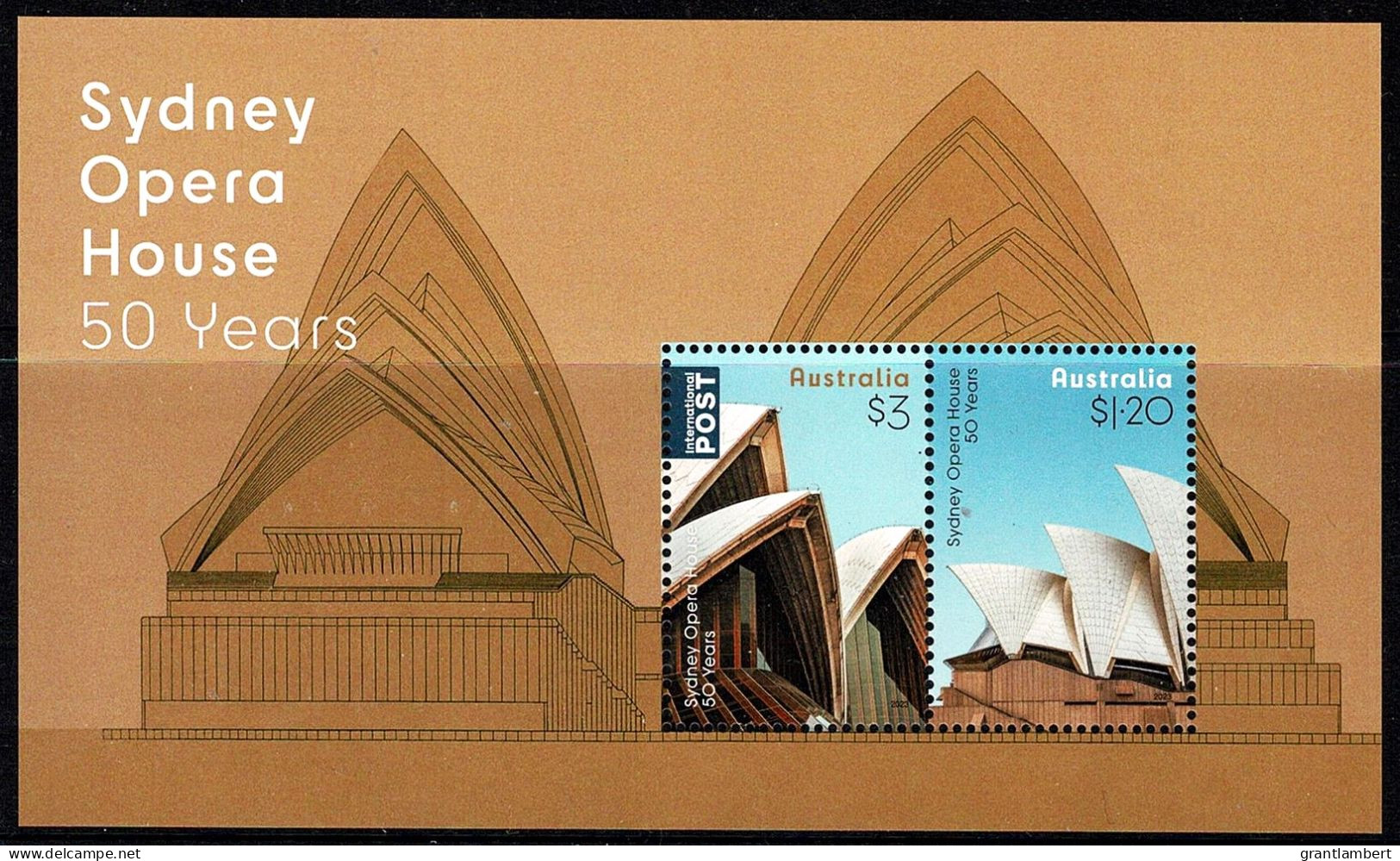 Australia 2023 Sydney Opera House - 50 Years Minisheet MNH - Neufs