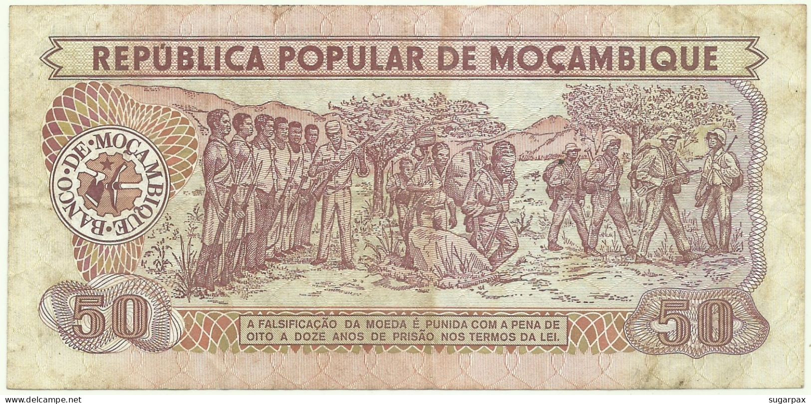 Mozambique - 50 Meticais - 16.06.1983 - P 129.a - Serie AH - Mozambico