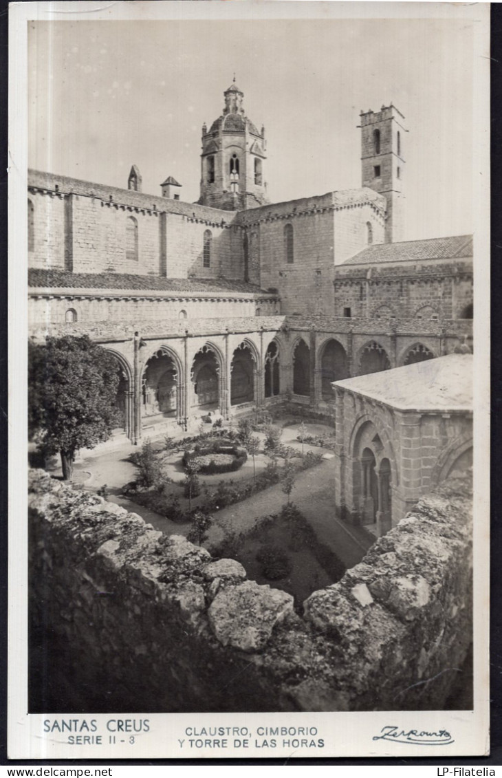 España - Poblet - Monasterio Santas Creus - Claustro, Cimborio Y Torre De Las Horas - Tarragona